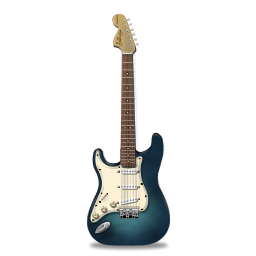 Guitar, Stratocaster, Turquoise Icon