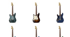 Stratocaster Guitars Icons