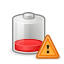 Battery, Caution, Gnome Icon