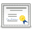 Application, Certificate, Gnome Icon