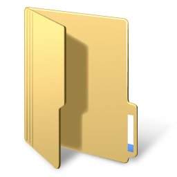 Folderopened, Yellow Icon