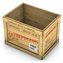 Container, Opened, Wood Icon