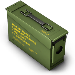 Ammo, Box, Green Icon