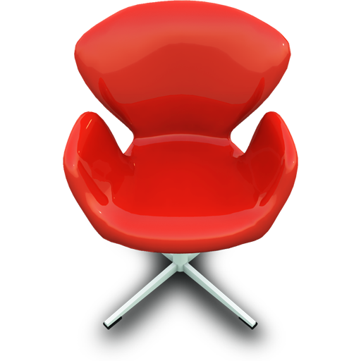 Chair, Red Icon