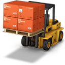 Boxes, Forklift Icon