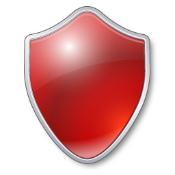 Red, Shield Icon