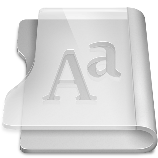 Aluminium, Font Icon