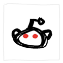 Reddit, White Icon