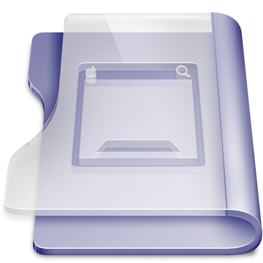 Desktop, Purple Icon