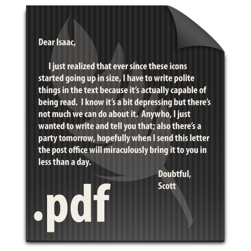 File, Pdf Icon