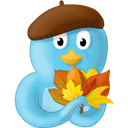 Fall, Leaves, No, Text Icon