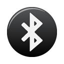 Black, Bluetooth Icon