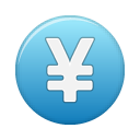 Blue, Currency, Yuan Icon
