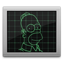 Activity, Monitor, Simpsons Icon