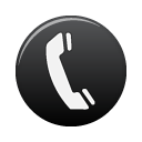 Black, Telephone Icon