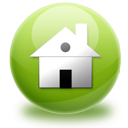 Green, Home, House Icon