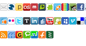 Social Media Mini Icons
