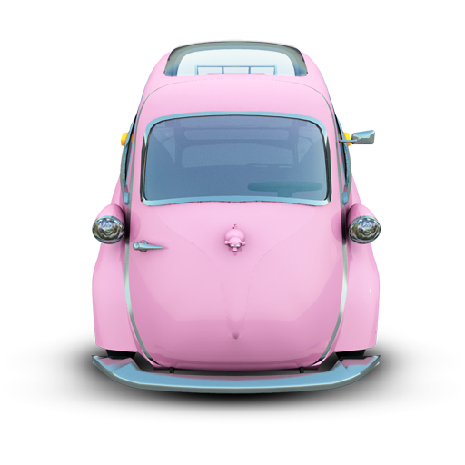 Car, Pink Icon