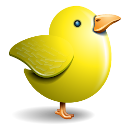 Bird, Twitter, Yellow Icon