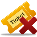 Remove, Ticket Icon