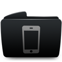 Black, Folder, Iphone Icon
