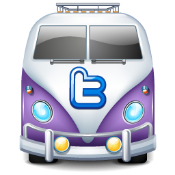 Purple, Twitter, Van Icon