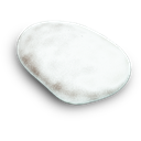 Stone, White Icon