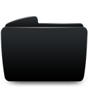 Black, Folder Icon