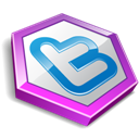 Purple, Shape, Twitter Icon