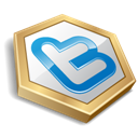 Gold, Shape, Twitter Icon