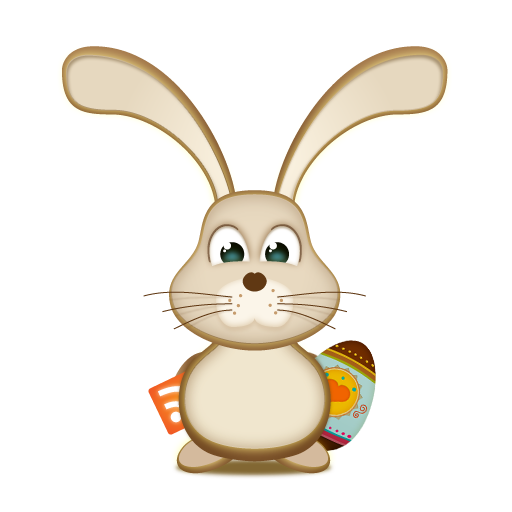 Bunny, Easter, Egg, Rss Icon