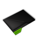 Empty, Folder, Green Icon