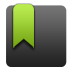 Bookmarks, Green Icon