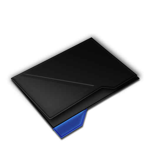 Blue, Empty, Folder Icon