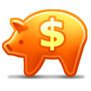 Bank, Hot, Piggy Icon