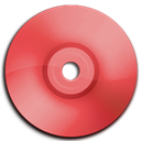 Cd, Dvd, Red Icon