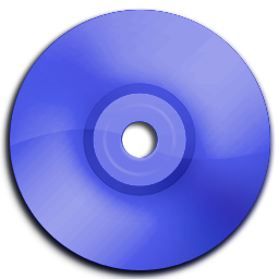 Blue, Cd, Dark, Dvd Icon