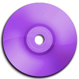 Cd, Dvd, Purple Icon