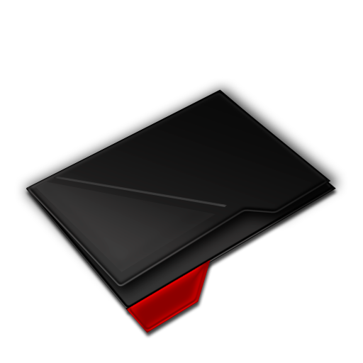 Empty, Folder, Red Icon