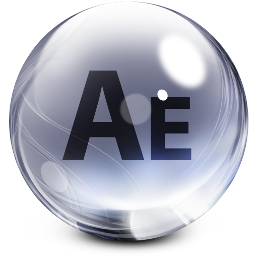 After, Effects, Glass Icon