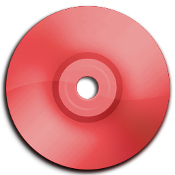 Cd, Dvd, Red Icon