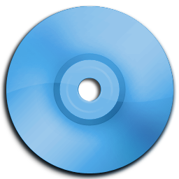Blue, Cd, Dvd Icon