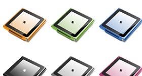 iPod Nano Multi Touch Icons
