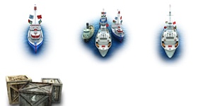Ship To Gaza Icons