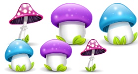 Mushrooms Icons