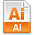 Ai, Extension, File Icon