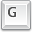g, Key Icon