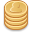 Coin, Gold, Stack Icon