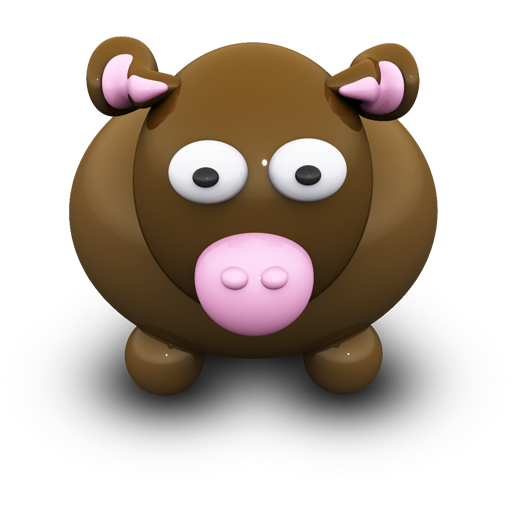 Brown, Cow Icon