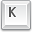 k, Key Icon